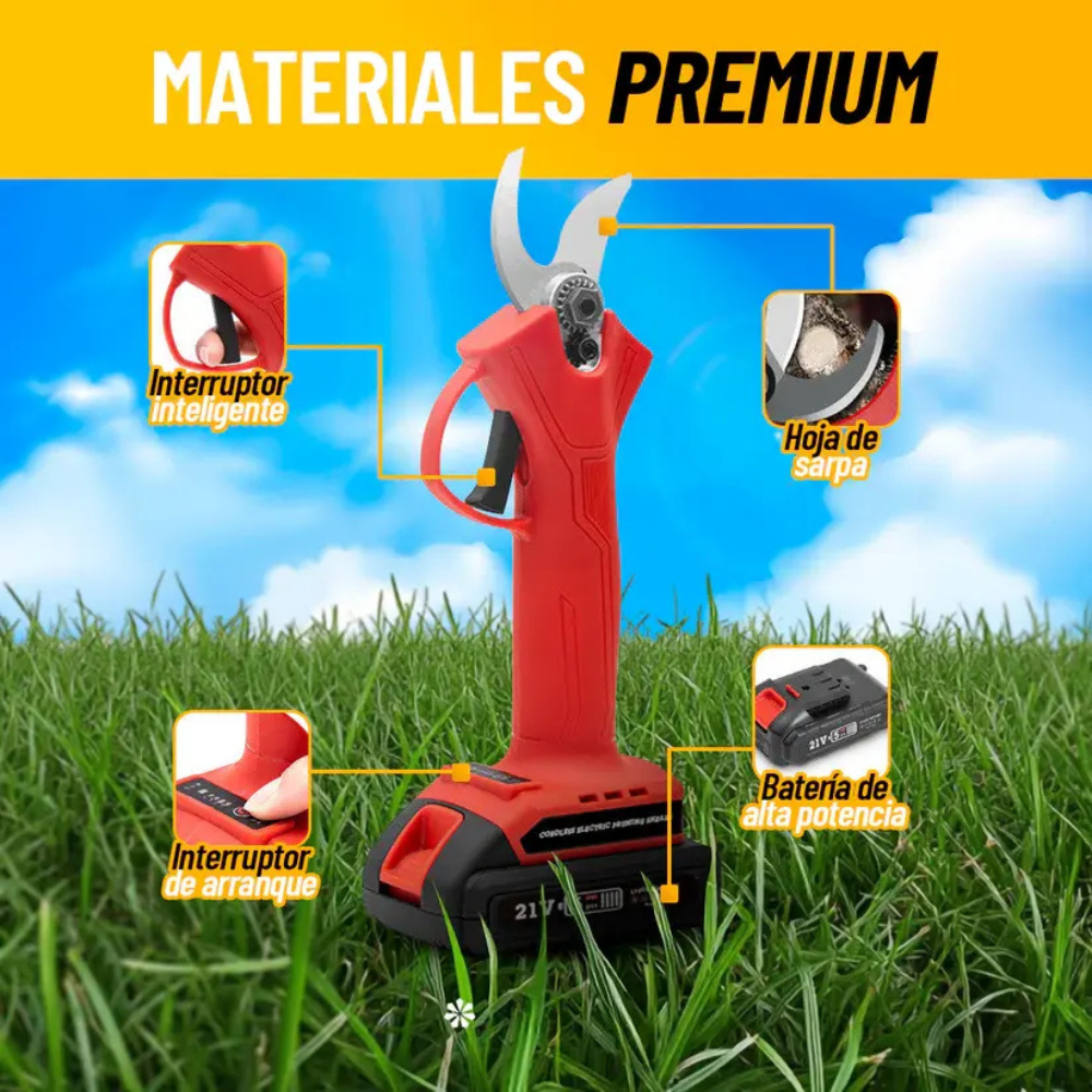 Tijeras de Podar Eléctricas con Batería Dual – PodaPower™ Pro