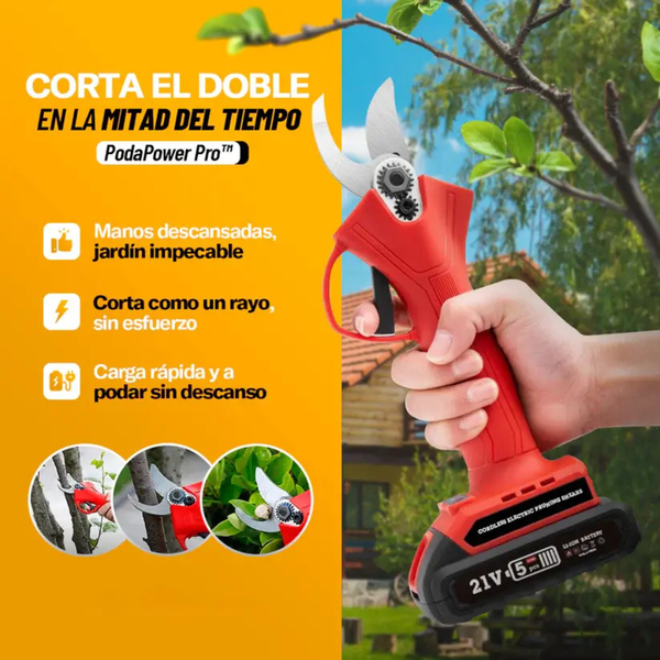 Tijeras de Podar Eléctricas con Batería Dual – PodaPower™ Pro